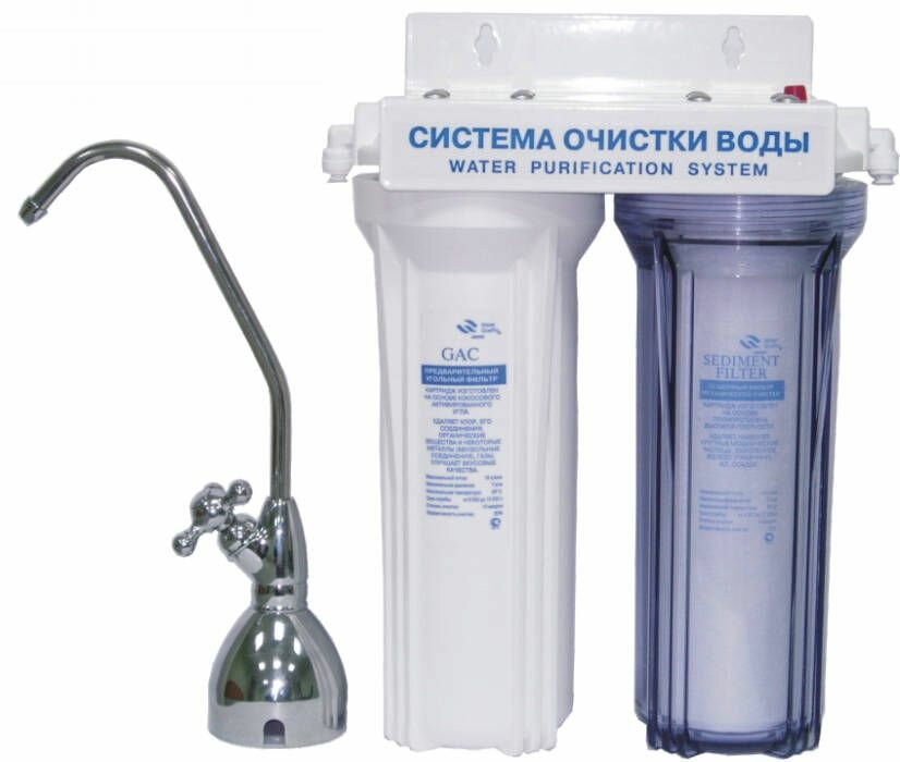 Установка фильтров для воды в квартире под мойку (гейзер, аквафор)